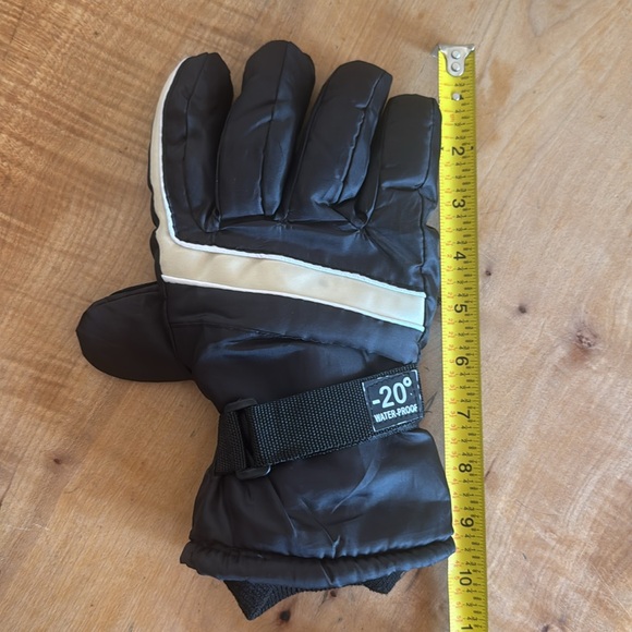 Ski Gloves Fleece-lined for Snowboarding or Skiing Unisex M/L - Picture 7 of 8